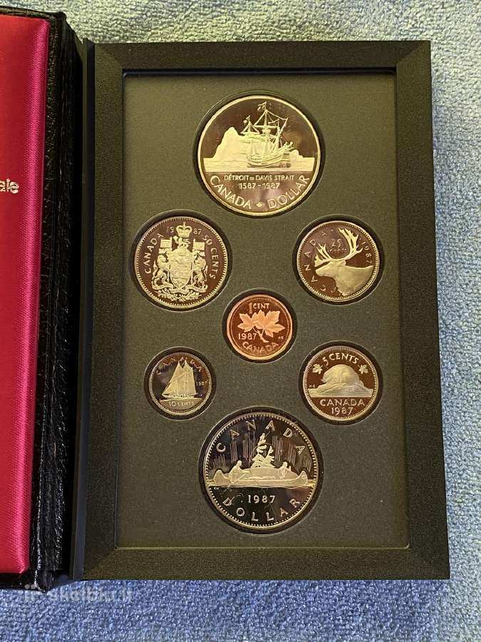 Monetu rinkinys Canada 1987m. sidabras(.500) - nuotraukos Nr. 3