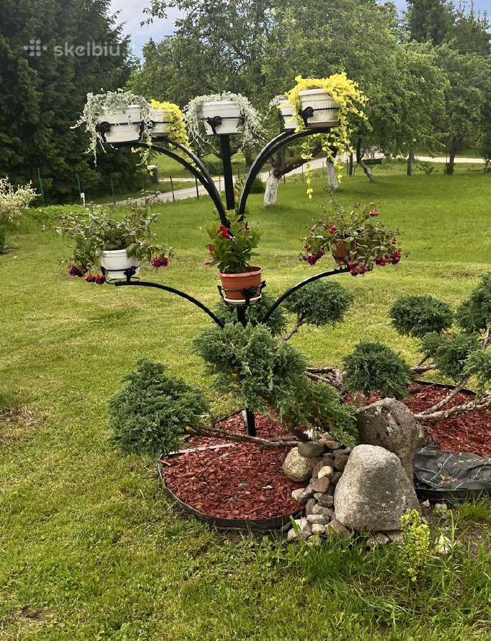 Stovas gėlėms lauke Geliu medis Arka Gėlių Stovas - nuotraukos Nr. 5