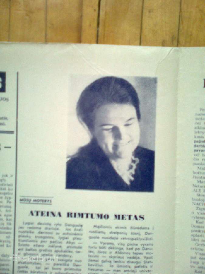 Sovietinis sienlaikraštis " Tiesietis"1971 m. - nuotraukos Nr. 7