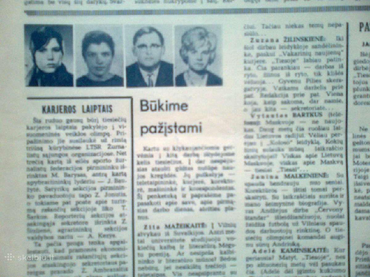 Sovietinis sienlaikraštis " Tiesietis"1971 m. - nuotraukos Nr. 4