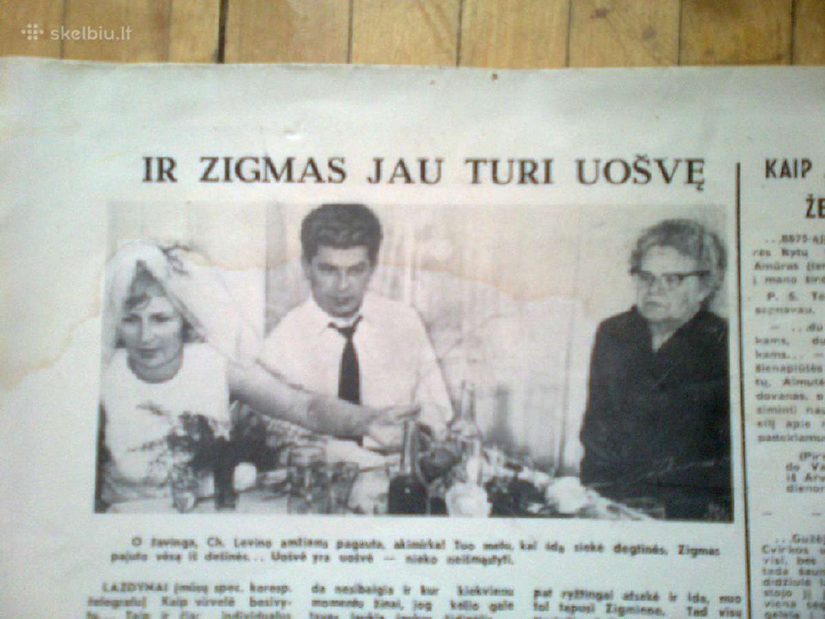 Sovietinis sienlaikraštis "Tiesietis" 1970 m. - nuotraukos Nr. 4