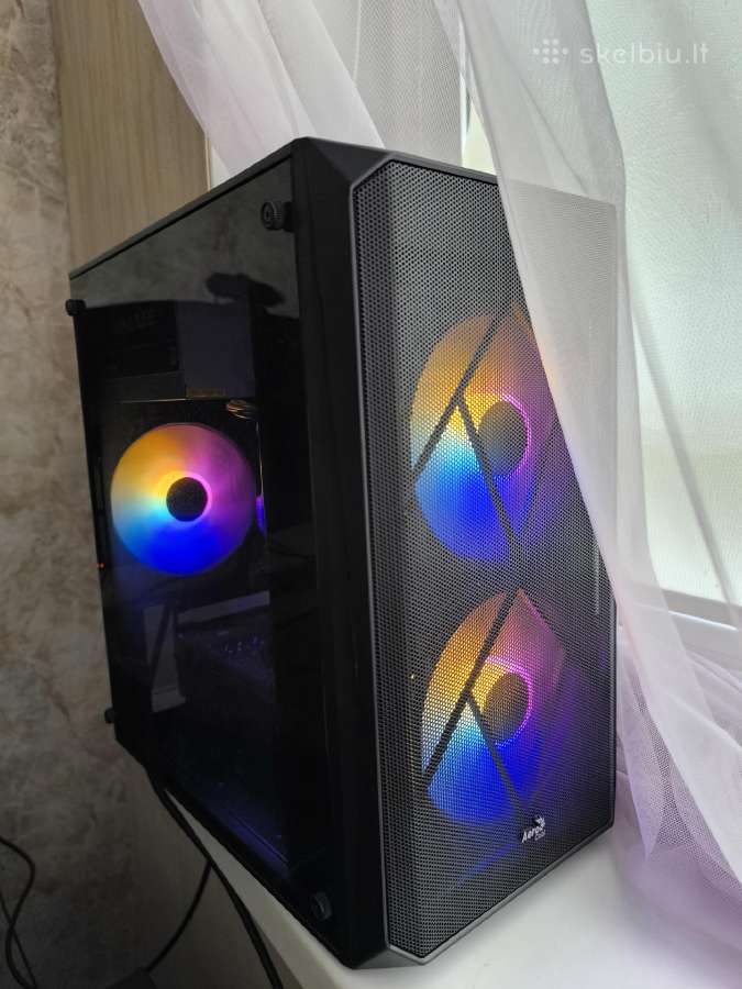 Kompaktiškas Pc gtx 1660s + ryzen 5 4500 16gb RAM