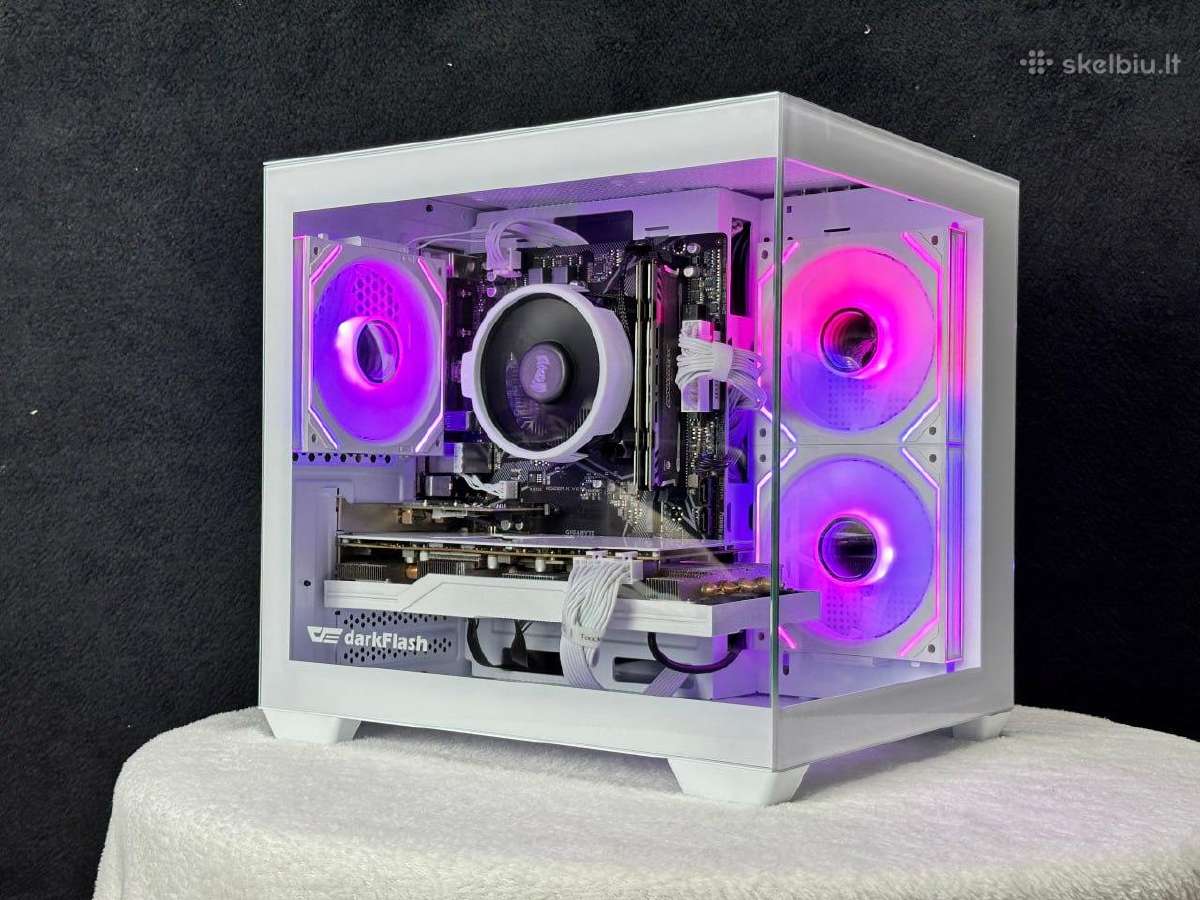 Naujas žaidimų kompiuteris r5 5500 rx5700xt wifi6
