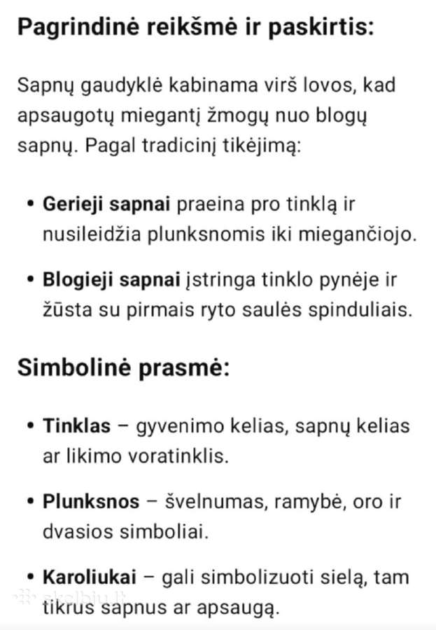 Sapnų gaudyklė - nuotraukos Nr. 2