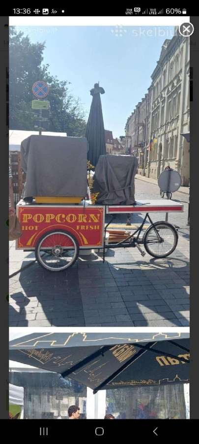 Spragėsių cukraus vatos dviratis