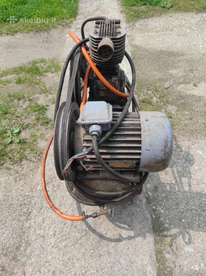 Trifazis kompresorius 2.2 kw 1410 aps. - nuotraukos Nr. 3