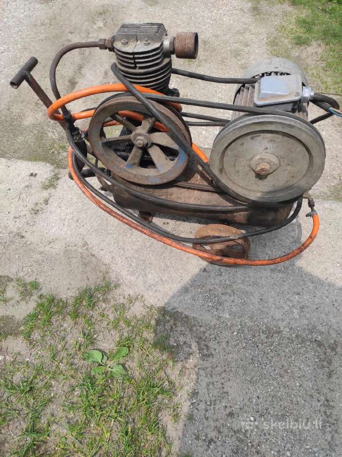 Trifazis kompresorius 2.2 kw 1410 aps. - nuotraukos Nr. 4