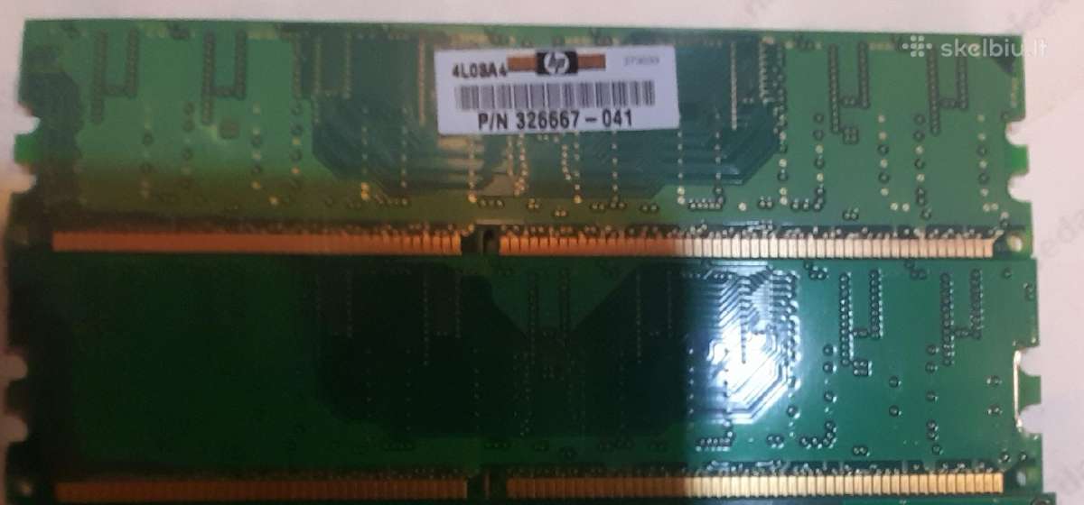 Ddr1 ir Ddr2 atmintinės 256-512mb stacionariems Pc - nuotraukos Nr. 2