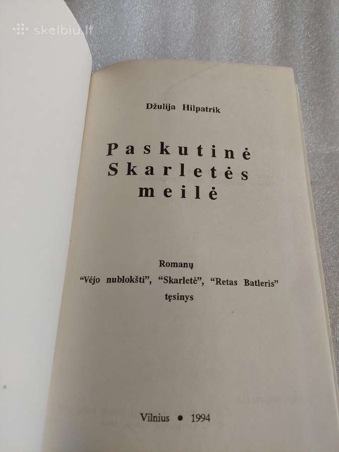 Paskutinė Skarletės meilė - nuotraukos Nr. 2