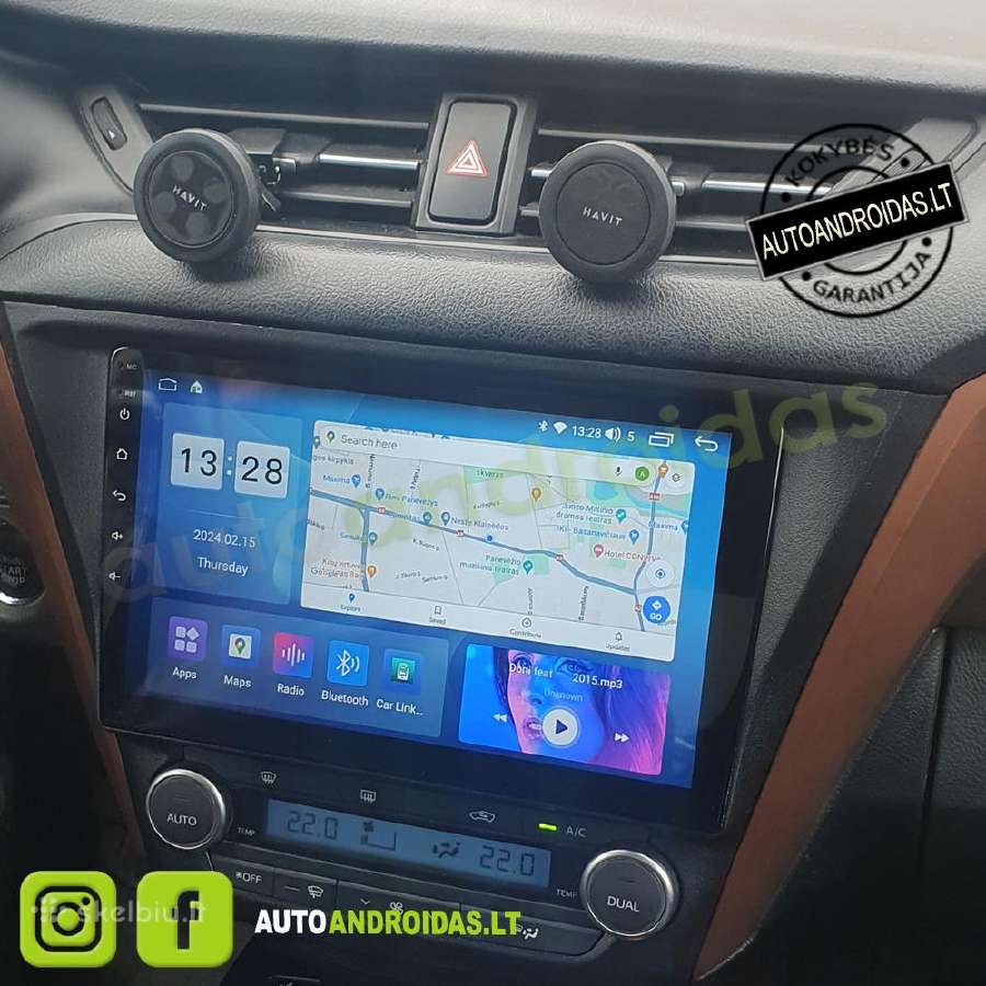 Toyota Avensis 3 2015-18 Android multimedija GPS