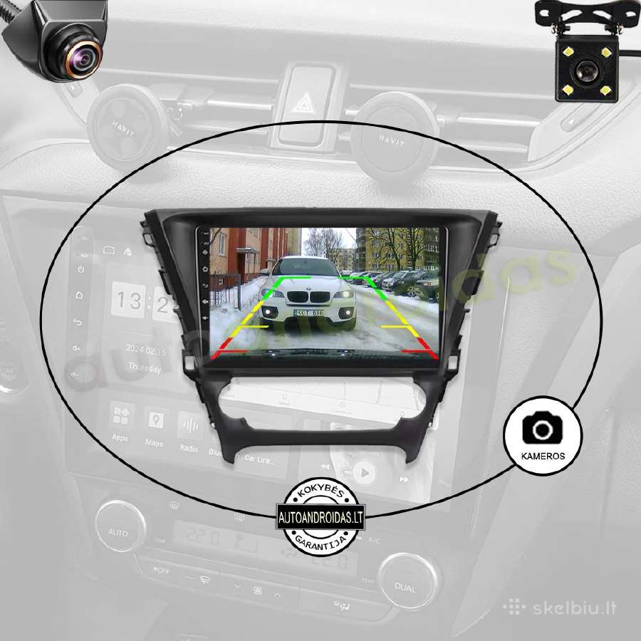 Toyota Avensis 3 2015-18 Android multimedija GPS - nuotraukos Nr. 7