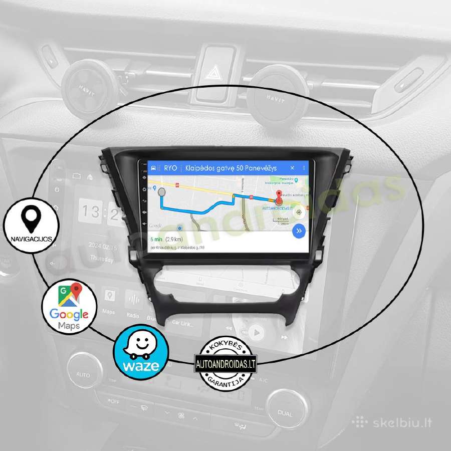 Toyota Avensis 3 2015-18 Android multimedija GPS - nuotraukos Nr. 11