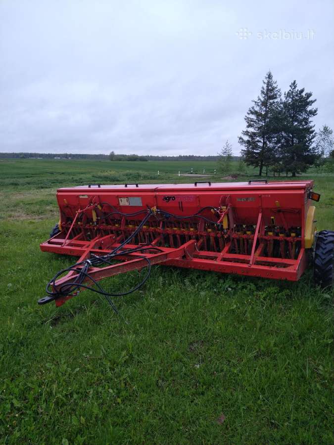Agro master diskinė 4m su trąšomis ir volų