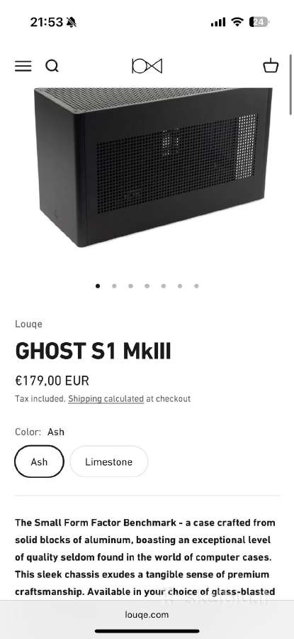 Kompiuterio korpusas louqe ghost s1 - nuotraukos Nr. 5