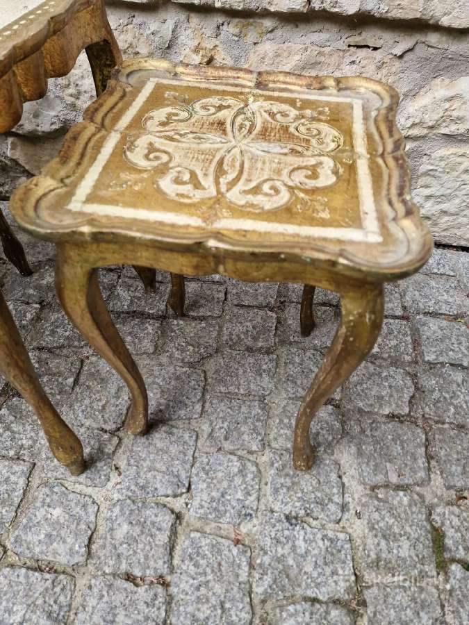 Vintažiniai florencijos st. staliukai - nuotraukos Nr. 2