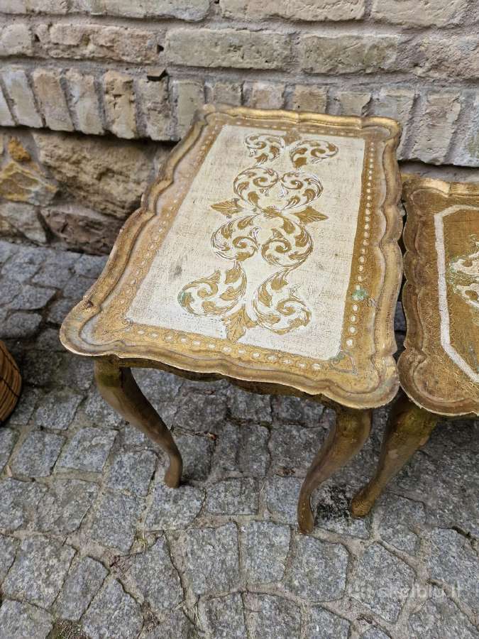 Vintažiniai florencijos st. staliukai - nuotraukos Nr. 7