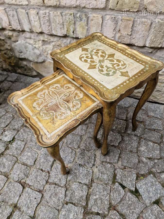 Vintažiniai florencijos st. staliukai - nuotraukos Nr. 14