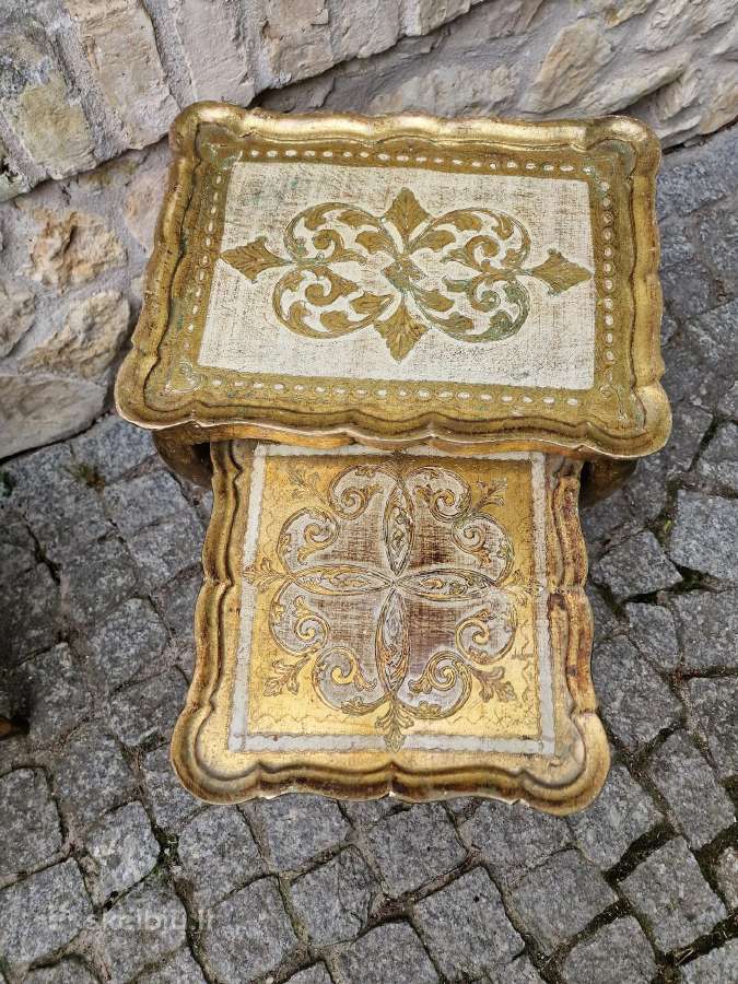 Vintažiniai florencijos st. staliukai - nuotraukos Nr. 17