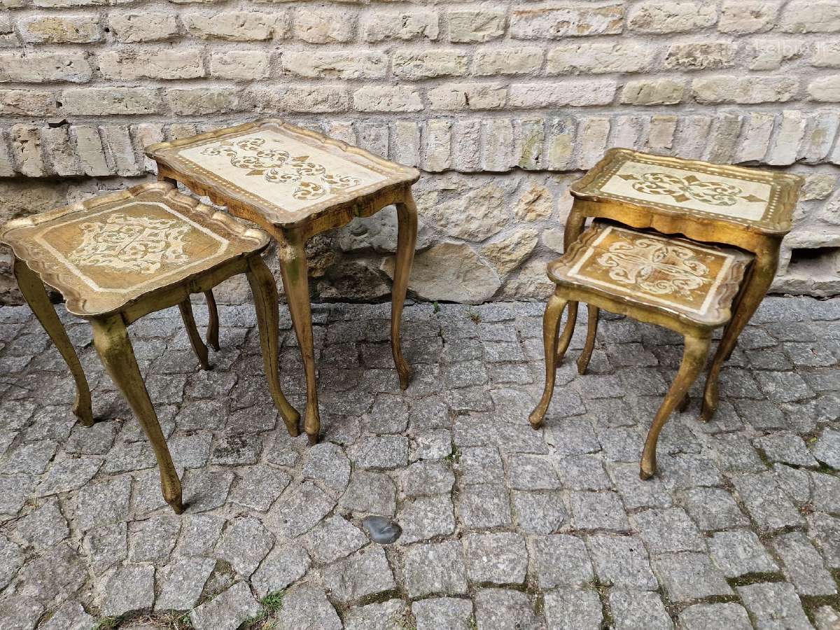Vintažiniai florencijos st. staliukai - nuotraukos Nr. 18