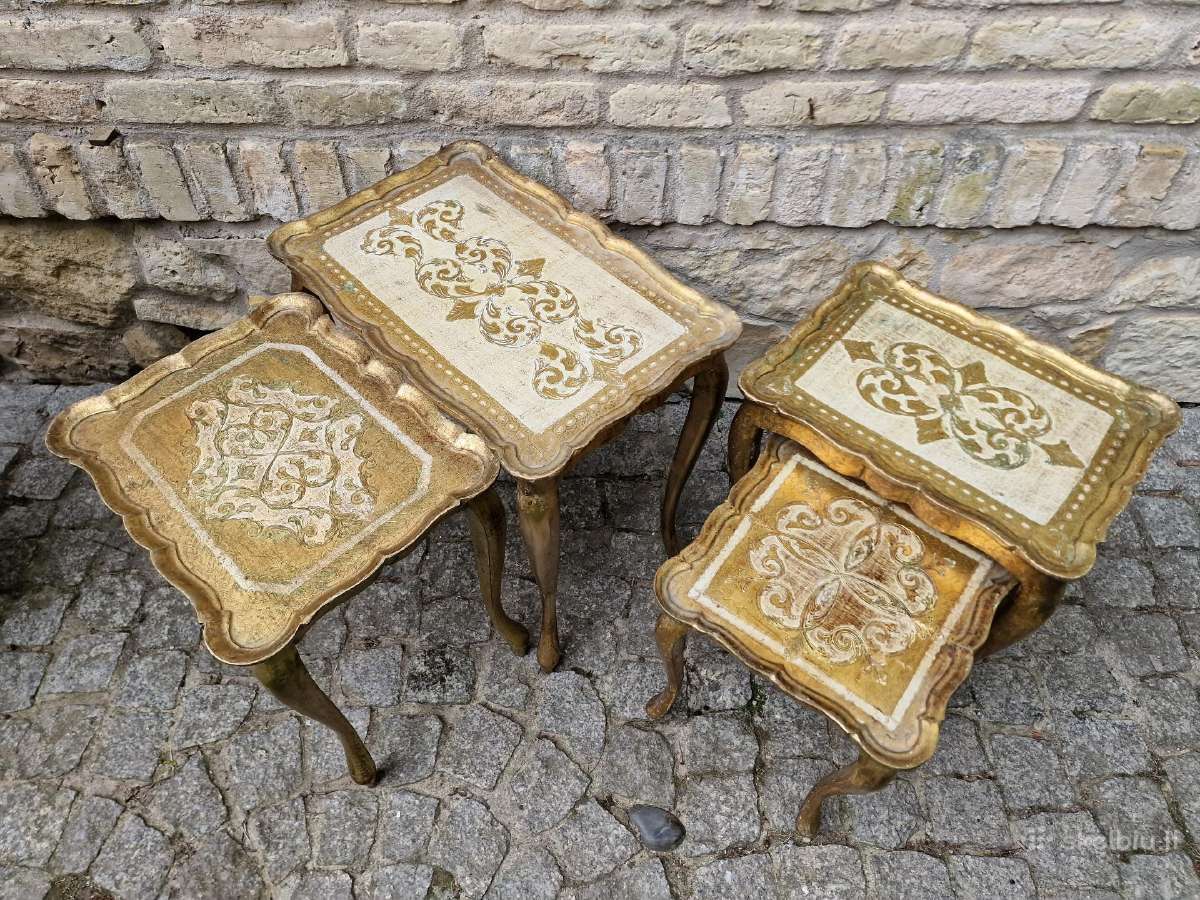 Vintažiniai florencijos st. staliukai - nuotraukos Nr. 21