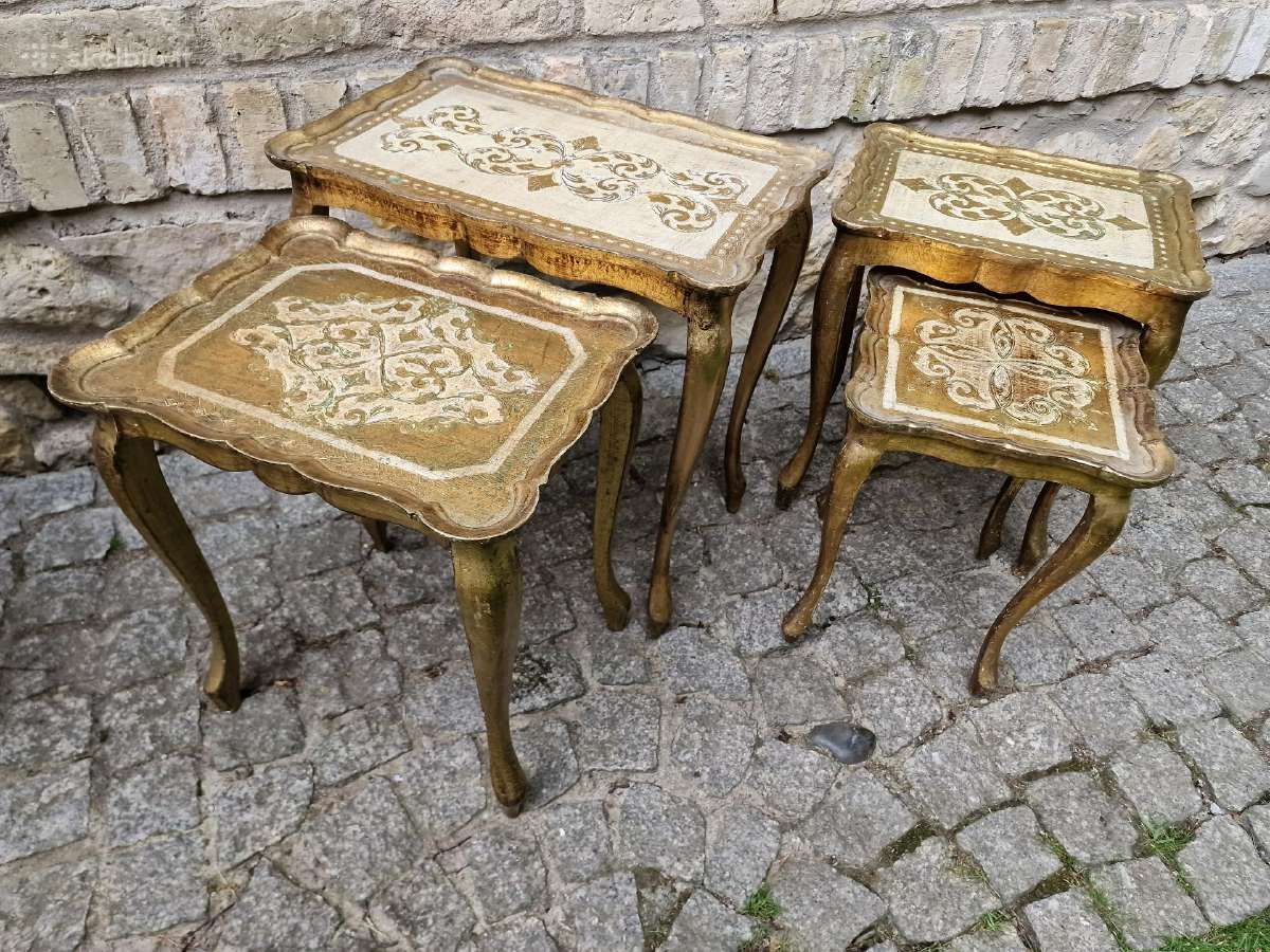 Vintažiniai florencijos st. staliukai - nuotraukos Nr. 28