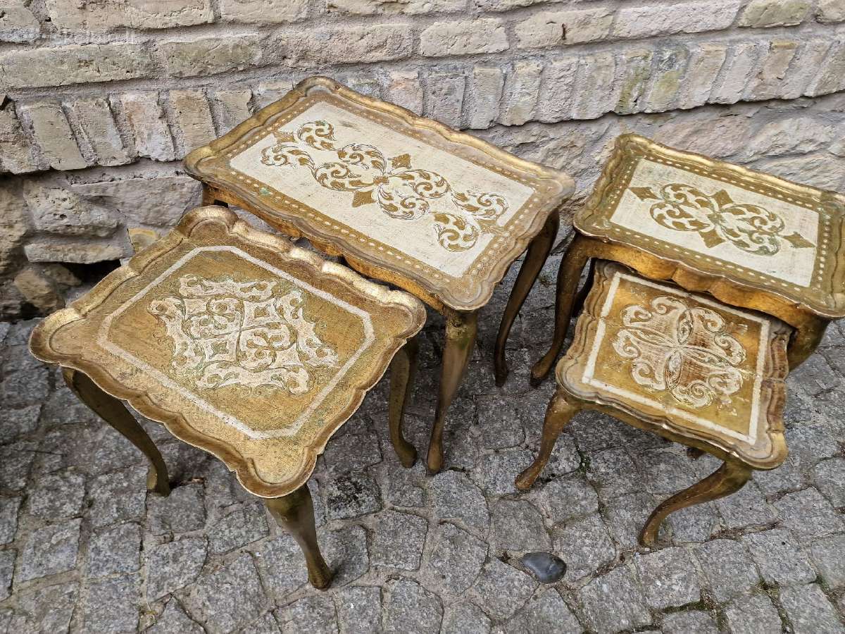 Vintažiniai florencijos st. staliukai - nuotraukos Nr. 29