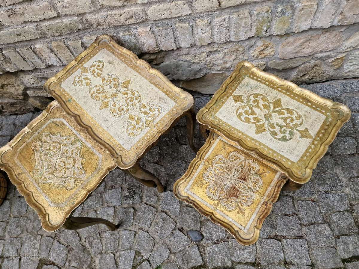 Vintažiniai florencijos st. staliukai - nuotraukos Nr. 31