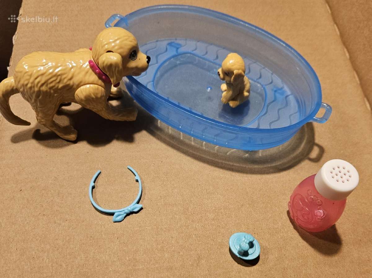 Barbie šunelių maudynės