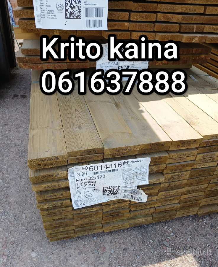 Sandėliukai ir visa medienos apdaila - nuotraukos Nr. 10