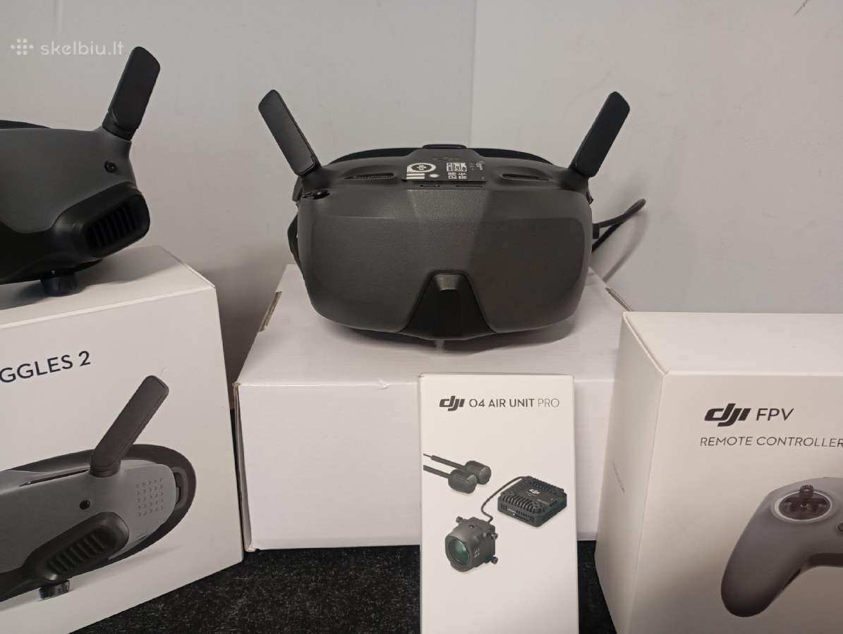 Dji Fpv Goggles akiniai, HD dronai, antenos - nuotraukos Nr. 19