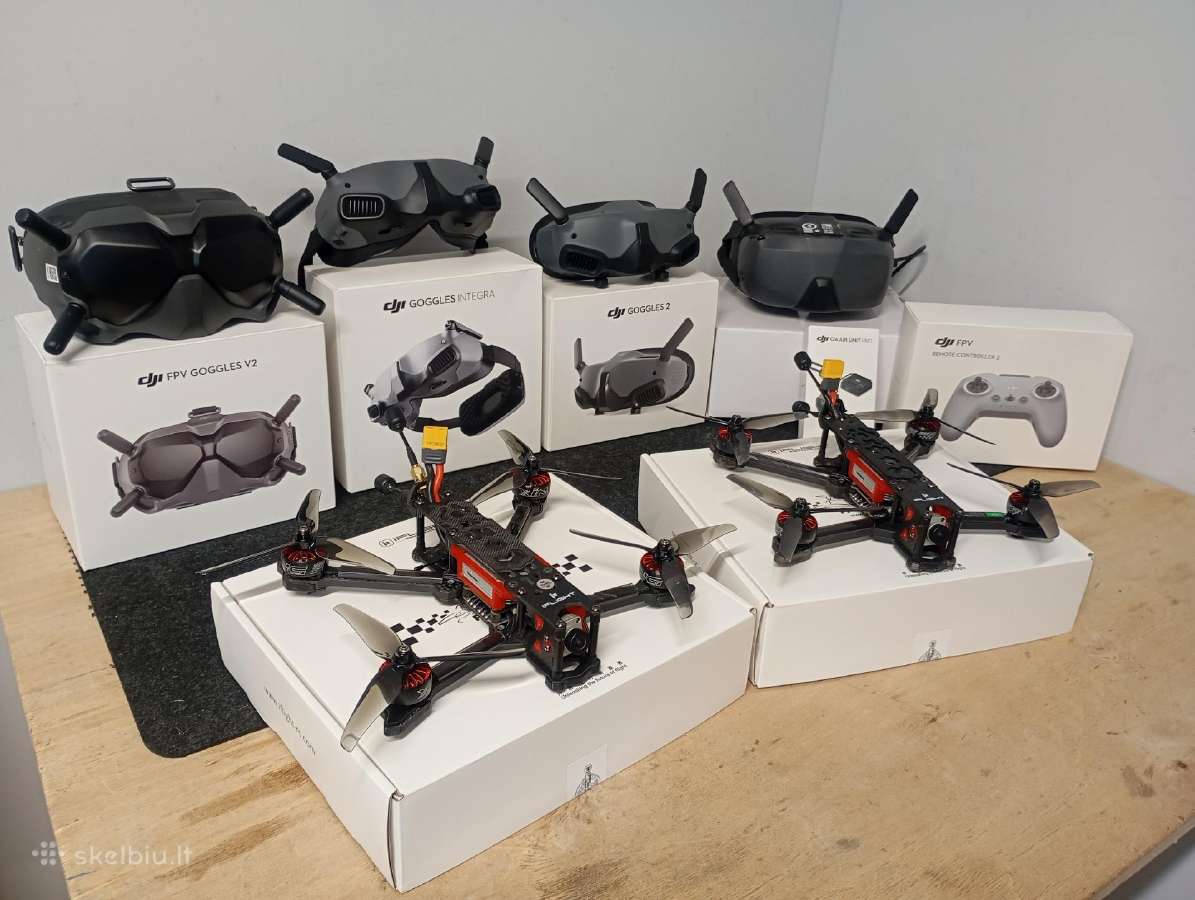 Dji Fpv Goggles akiniai, HD dronai, antenos - nuotraukos Nr. 34