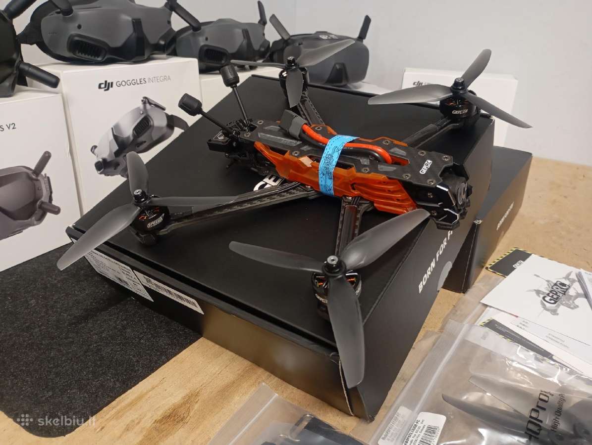 Nauji dronai Geprc Vapor-d6 HD Dji O4 Pro GPS - nuotraukos Nr. 3