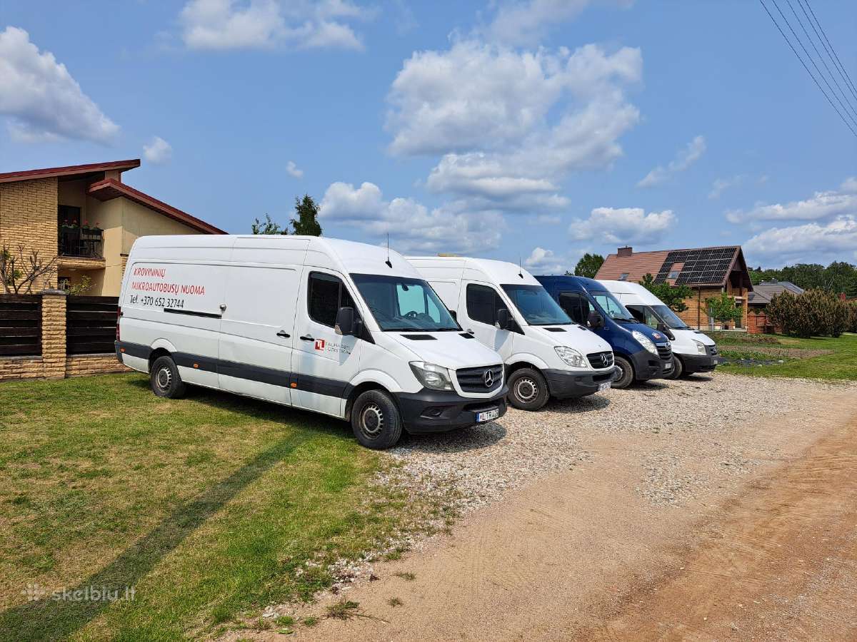 Krovininių mikroautobusų nuoma Tauragė
