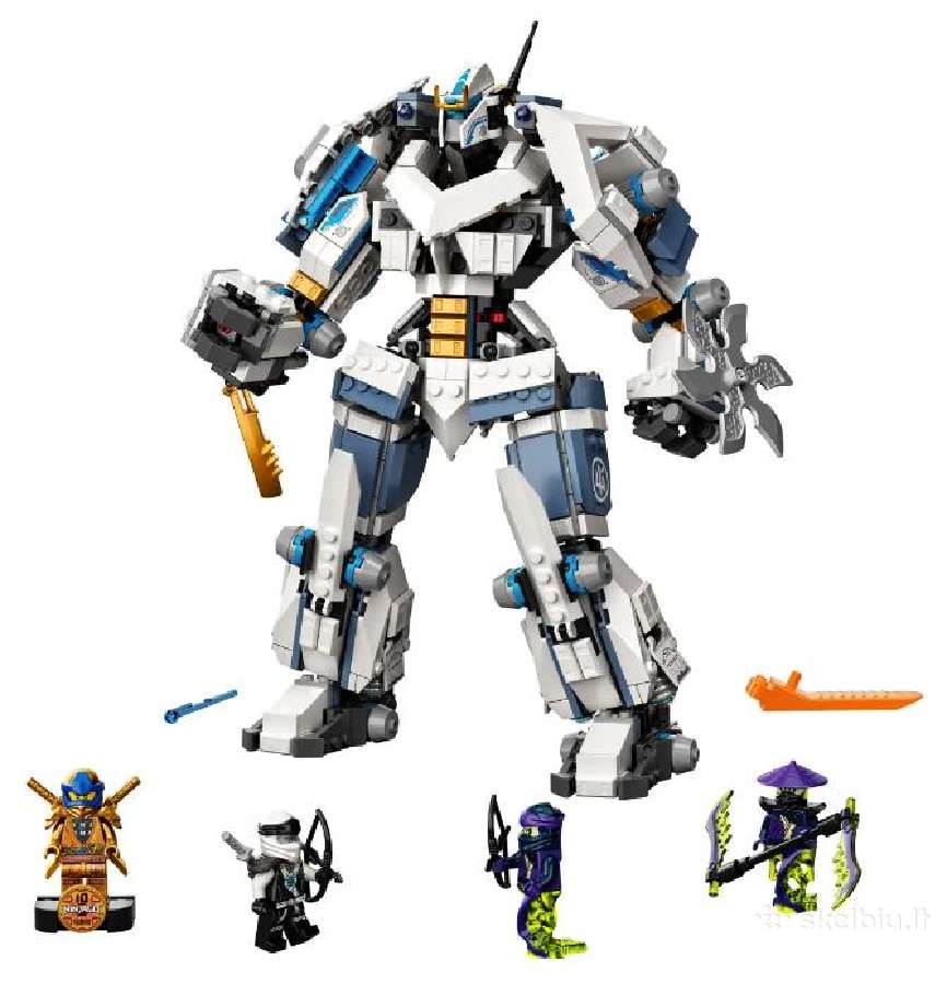Lego Ninjago Zane's Titan Mech Battle 71738 Naujas - nuotraukos Nr. 3