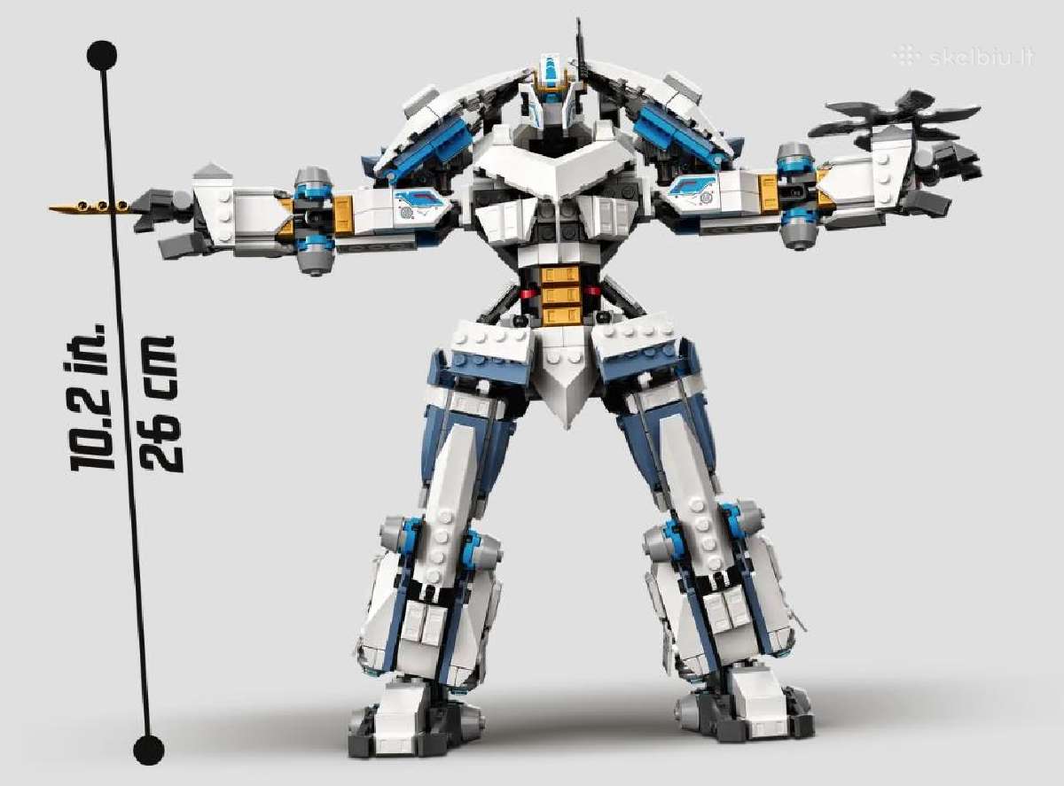 Lego Ninjago Zane's Titan Mech Battle 71738 Naujas - nuotraukos Nr. 5