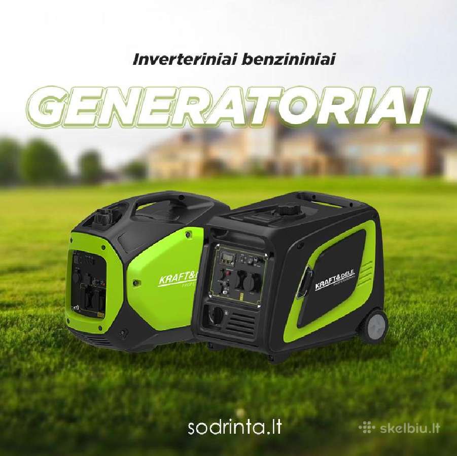 Inverteriniai generatoriai - Geriausia Kaina!