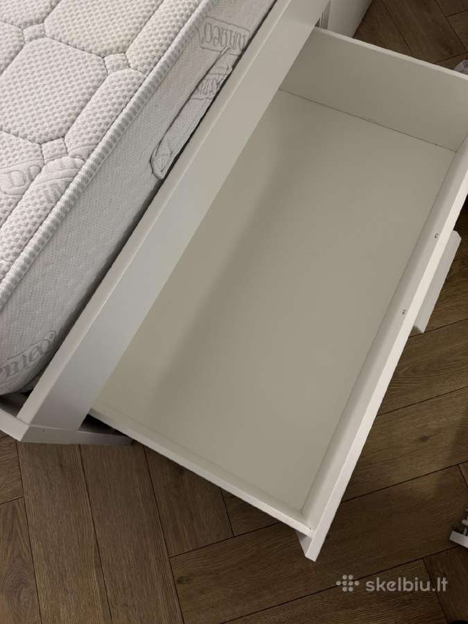 Ikea lova Brimnes ir Dormeo čiužinys - nuotraukos Nr. 5
