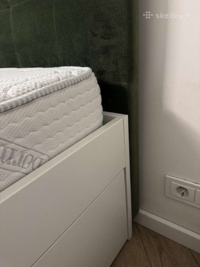 Ikea lova Brimnes ir Dormeo čiužinys - nuotraukos Nr. 6