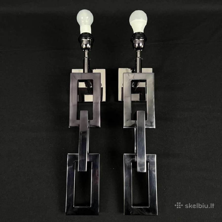 Metalinis sieninis šviestuvas (2vnt.) - nuotraukos Nr. 10
