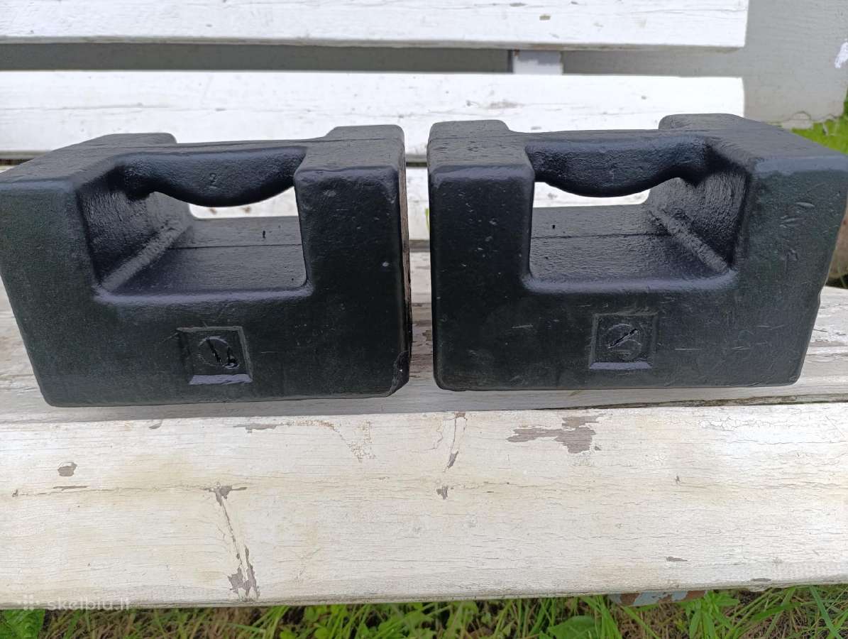 Svarmenys (svarsčiai) 2x20kg -60€