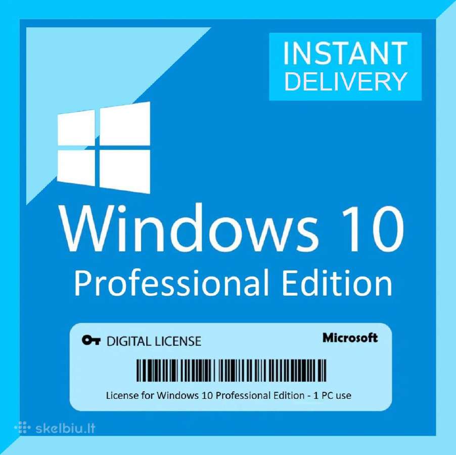 Windows 10 Pro Aktyvacijos Raktas