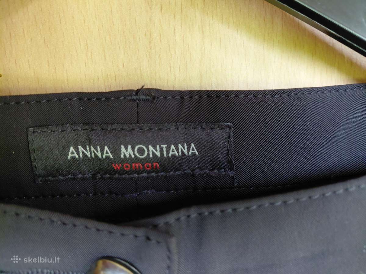 Klasikinės juodos kelnės.anna Montana - nuotraukos Nr. 3