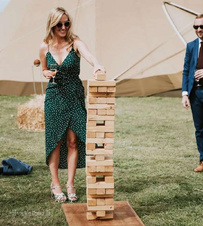 Giant Jenga XXL kaladėlių žaidimas - nuotraukos Nr. 4