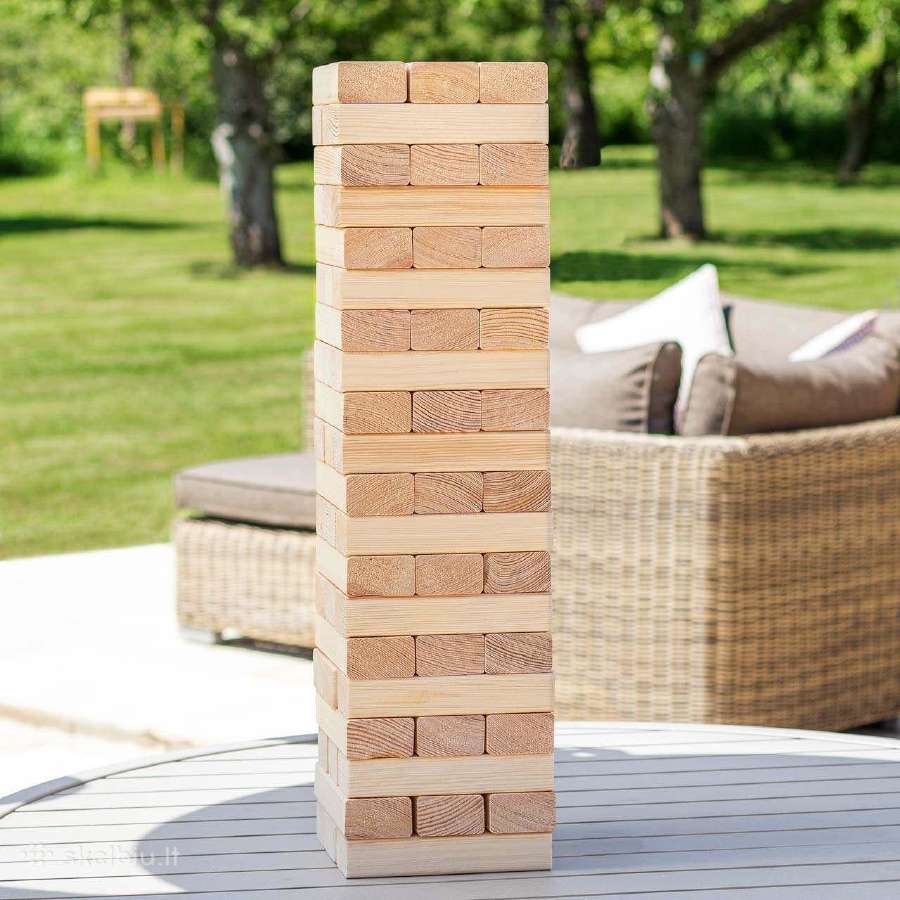 Giant Jenga XXL kaladėlių žaidimas - nuotraukos Nr. 2
