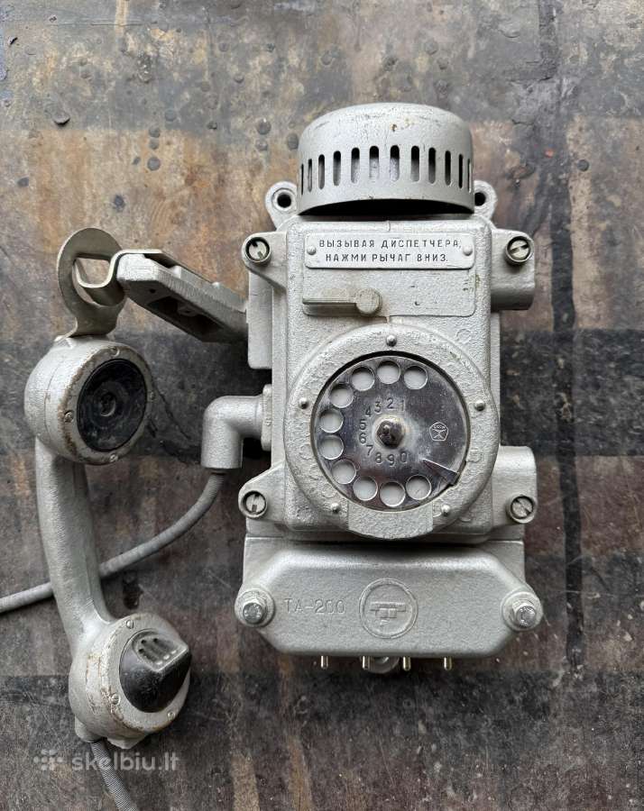 Bunkerių,sprogmenų sandelių,spec. telefonas