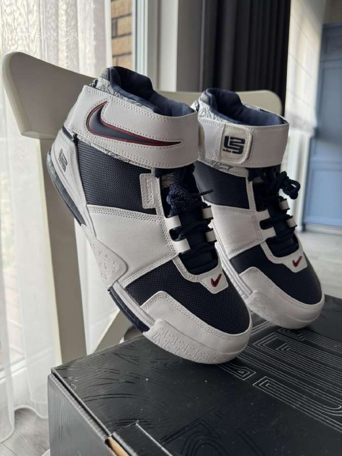 Nike Zoom Lebron 2 Navy Usa krepsinio bateliai