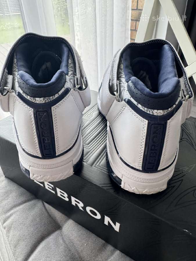 Nike Zoom Lebron 2 Navy Usa krepsinio bateliai - nuotraukos Nr. 4