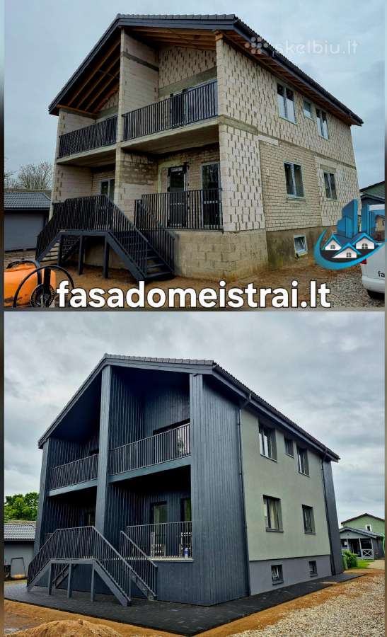 Fasadų šiltinimas, dekoras, klinkeris. Klaipėda - nuotraukos Nr. 11