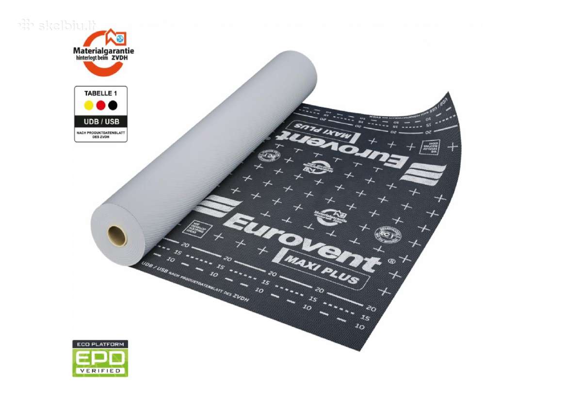 Difuzinė plėvelė Sorberg Superior 220 gr. +2 tape - nuotraukos Nr. 4
