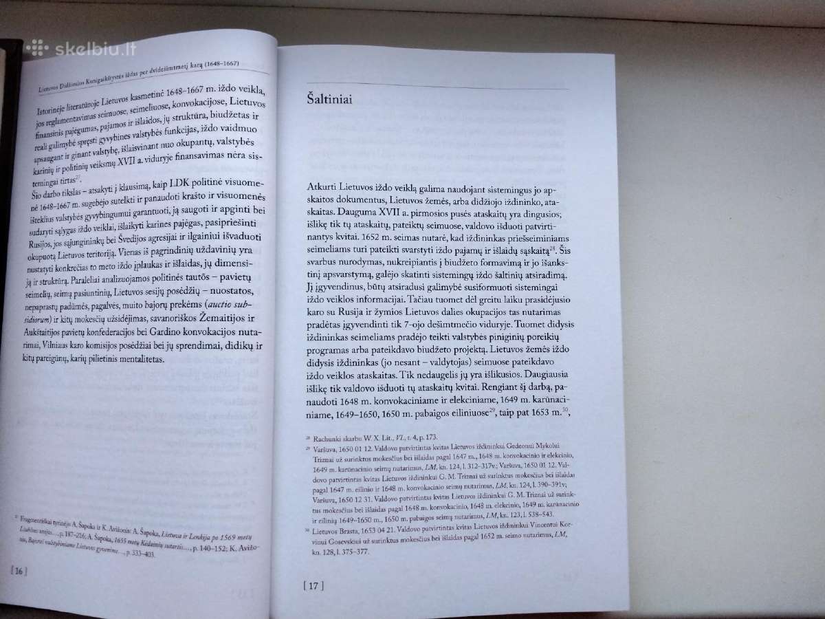 A. Tyla. LDK iždas per dvidešimtmet karą(1648-1667 - nuotraukos Nr. 6